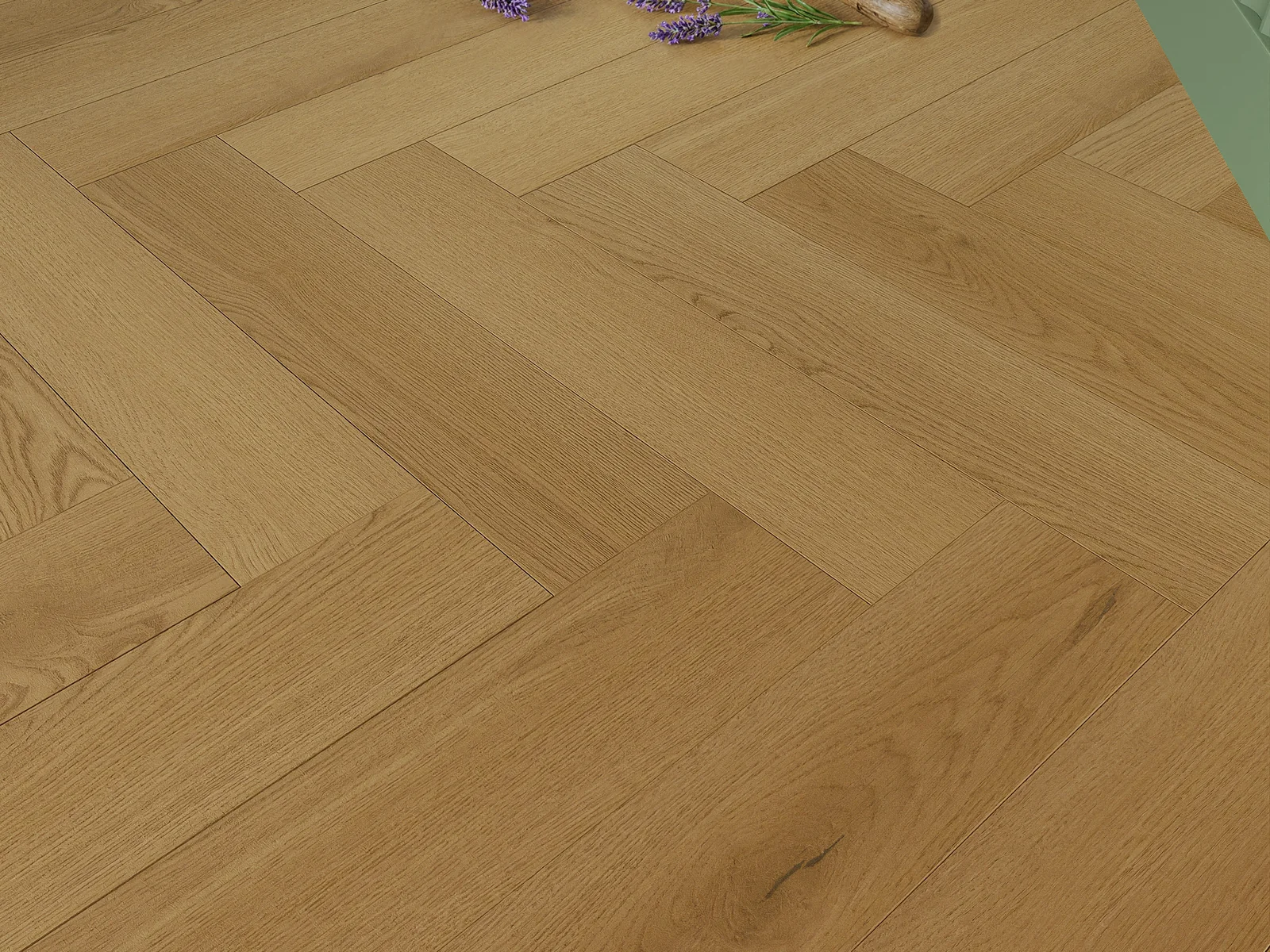 Bella Floor hybrid Herringbone flooring surface detail