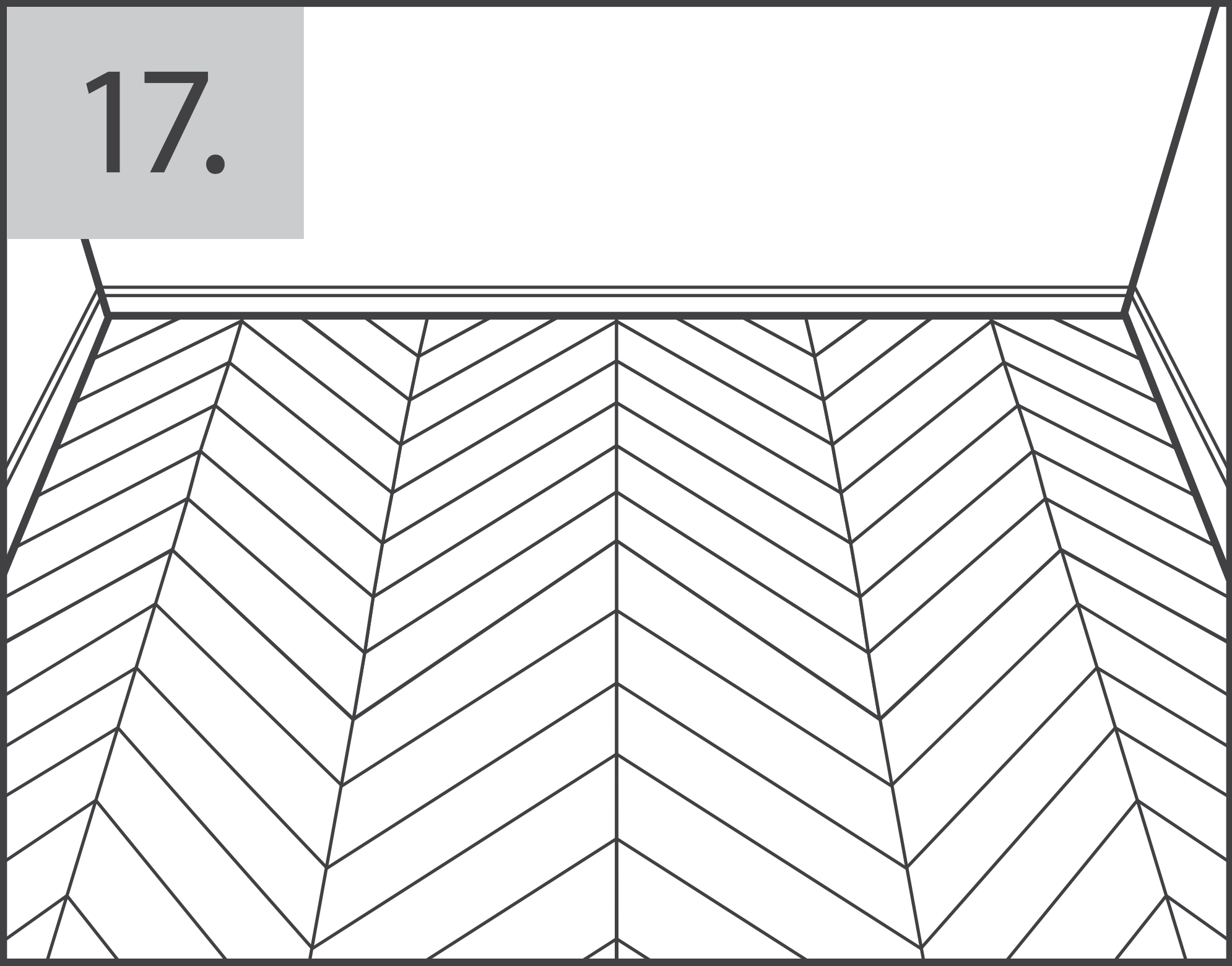 Chevron Pattern Layout Diagram