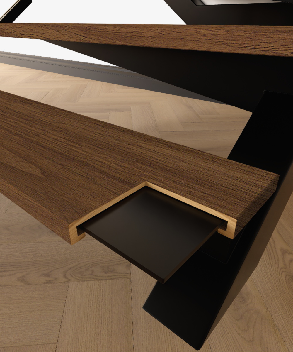 Square Tread American Walnut