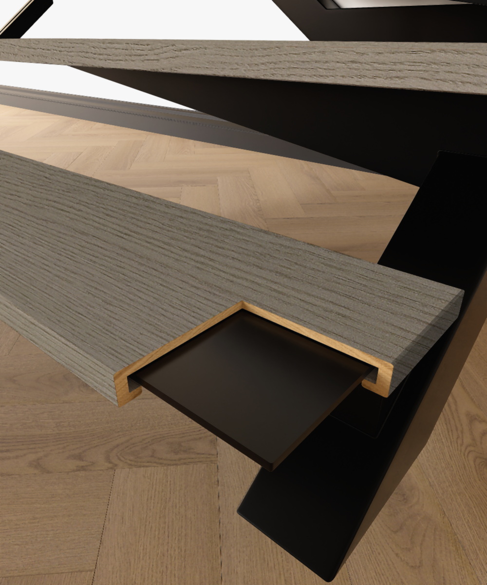 Square Tread Light Grey