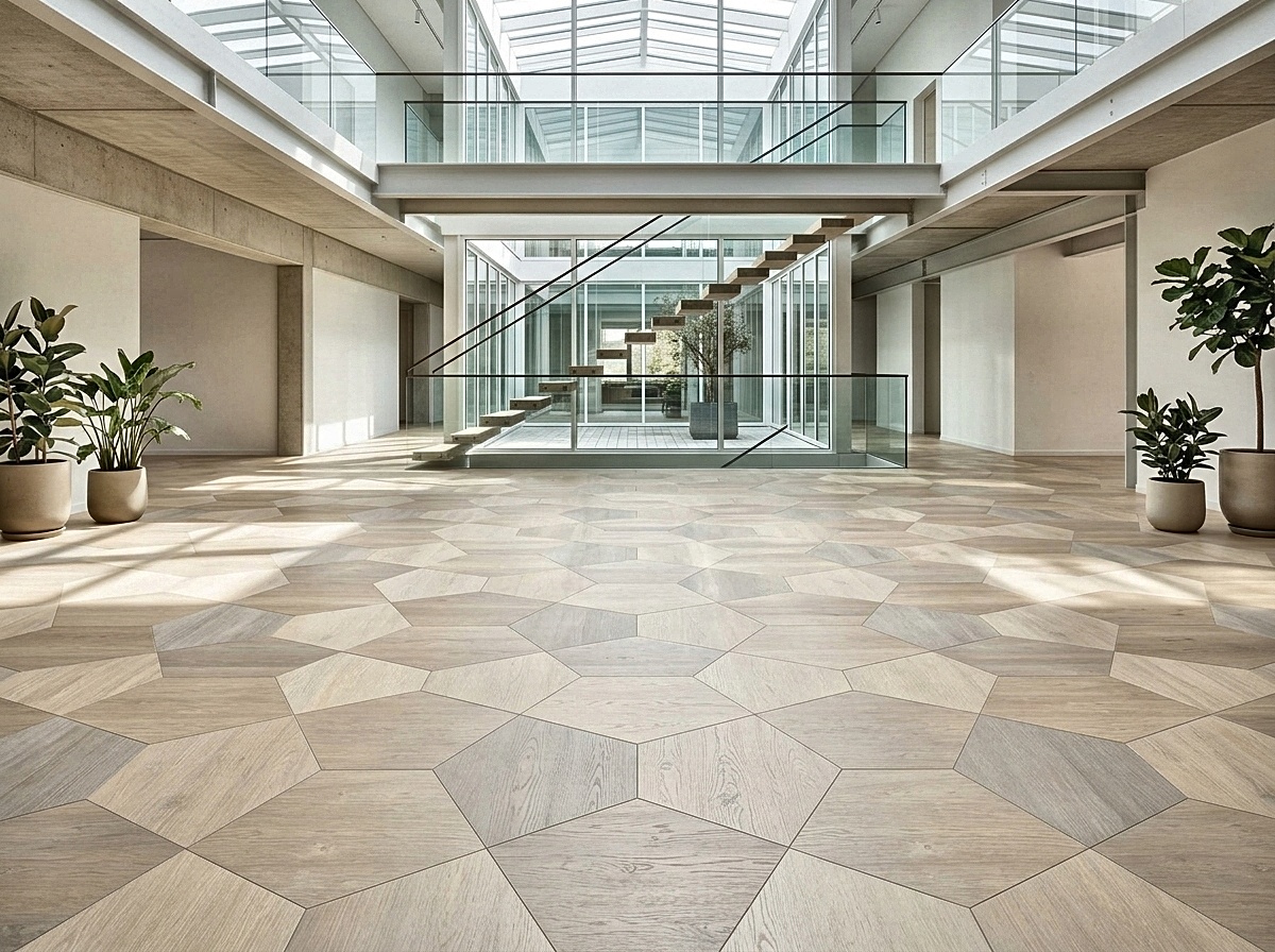Irregular Pentagon Large — Mekânda görünüm